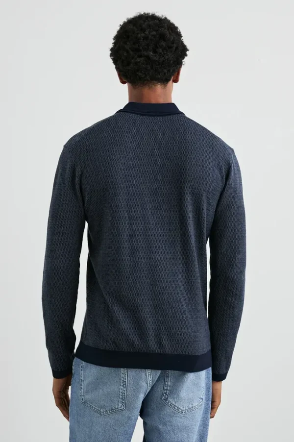 Rails Men's Greenwich light sweater - Navy - Image 3